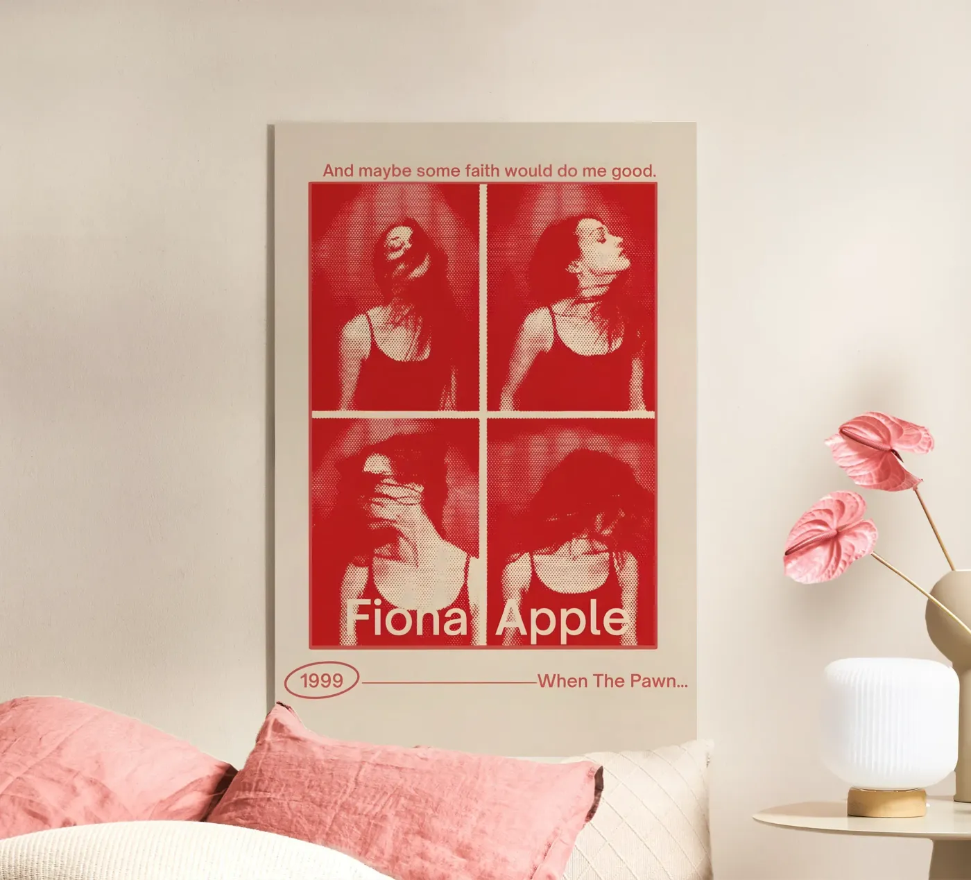 Fiona Apple acryl van Attaboy Dsgn