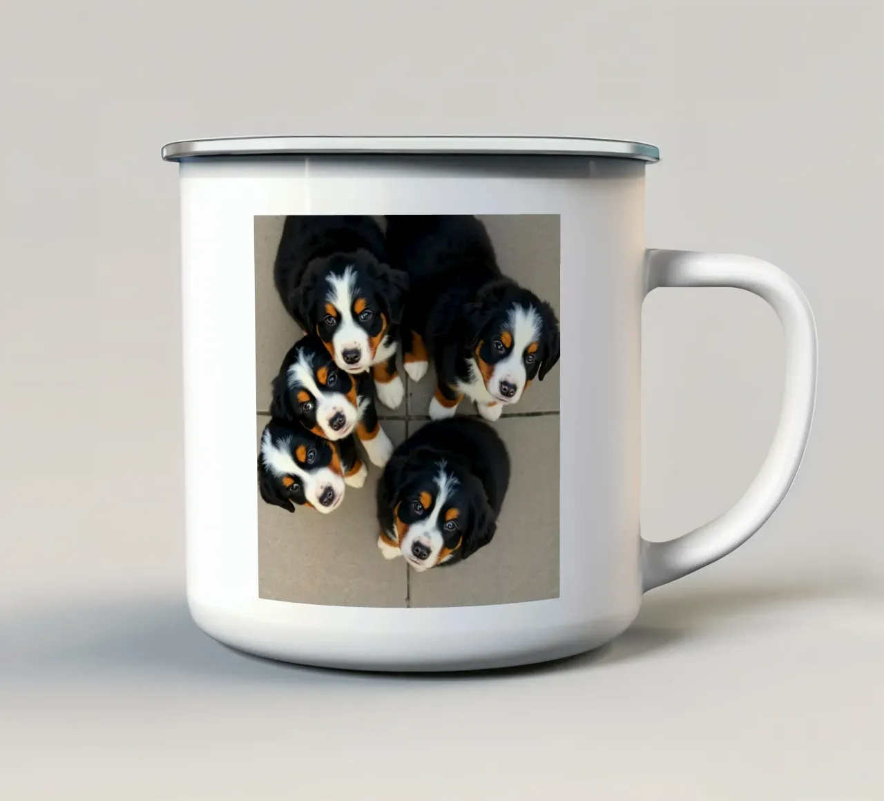 cuccioli carini #120 tazza in smalto da Yumis.Beargang.and.Me