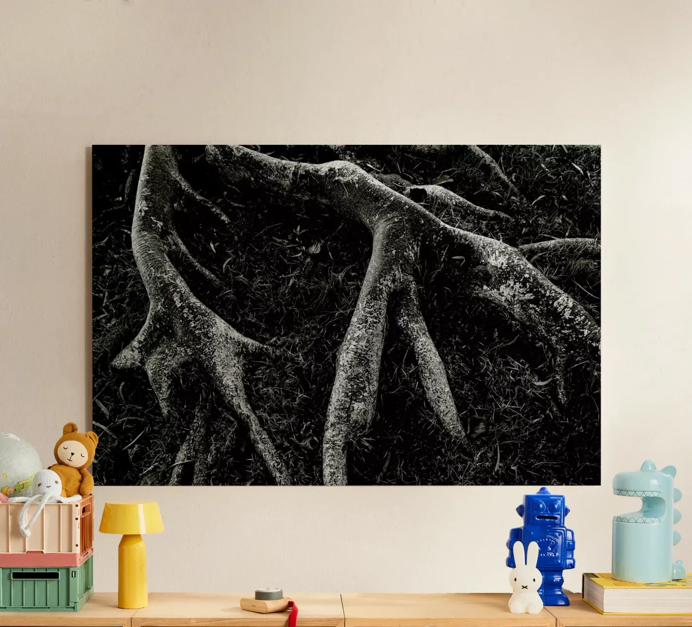 Roots II acrylic glass by Tal Paz-Fridman