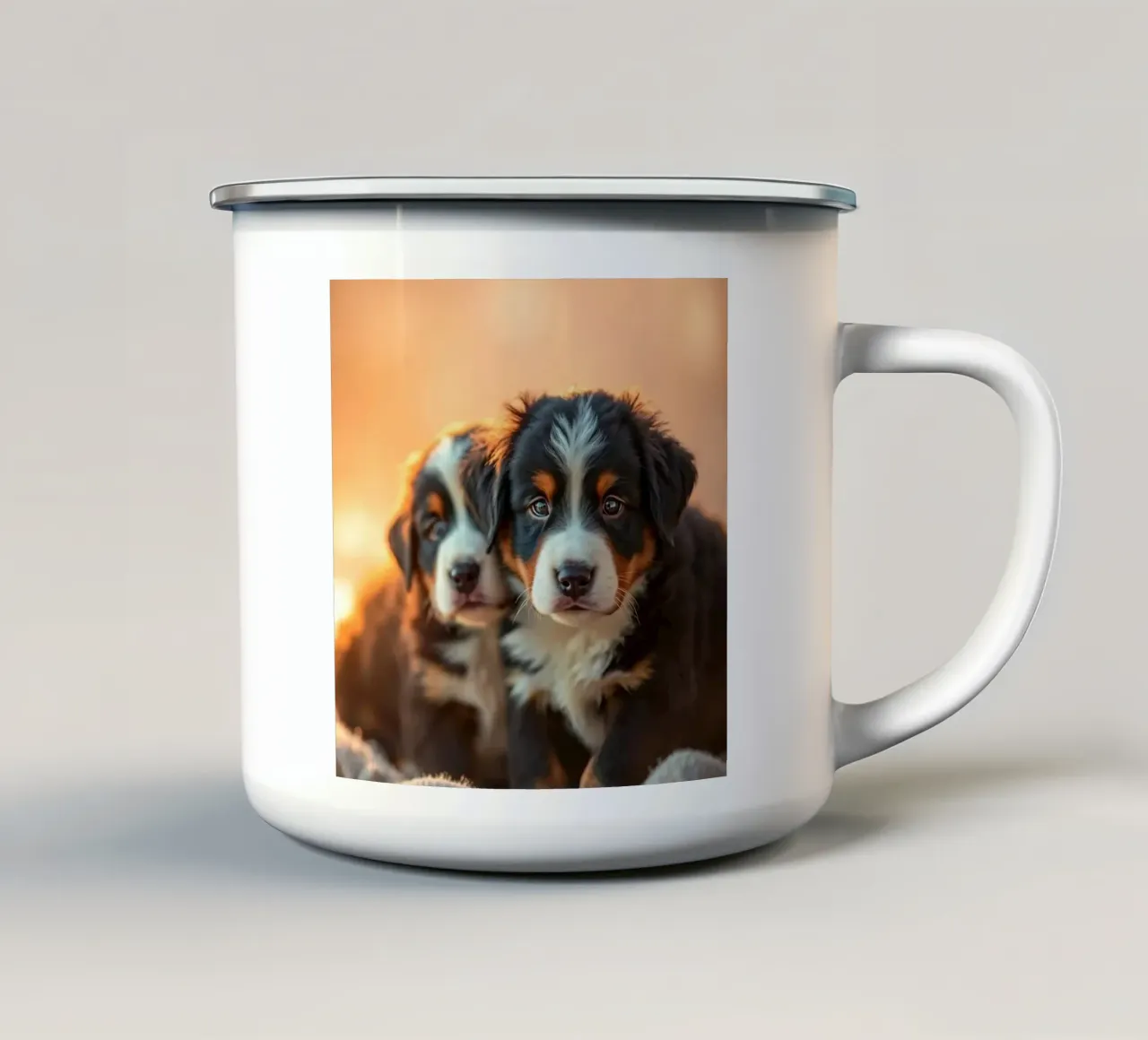 cuccioli carini #122 tazza in smalto da Yumis.Beargang.and.Me