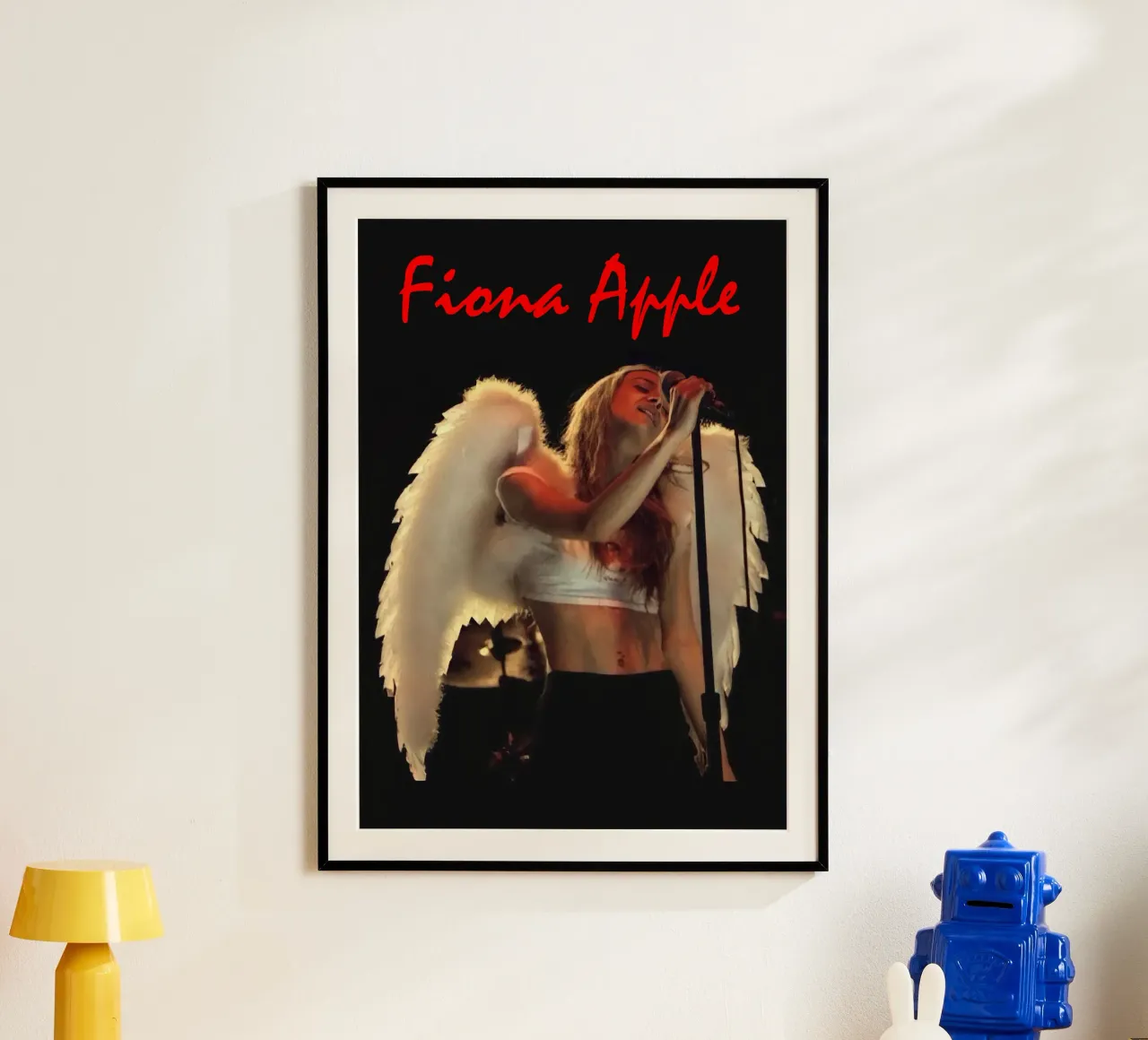 Fiona Apple Wings poster con telaio in legno da Attaboy Dsgn