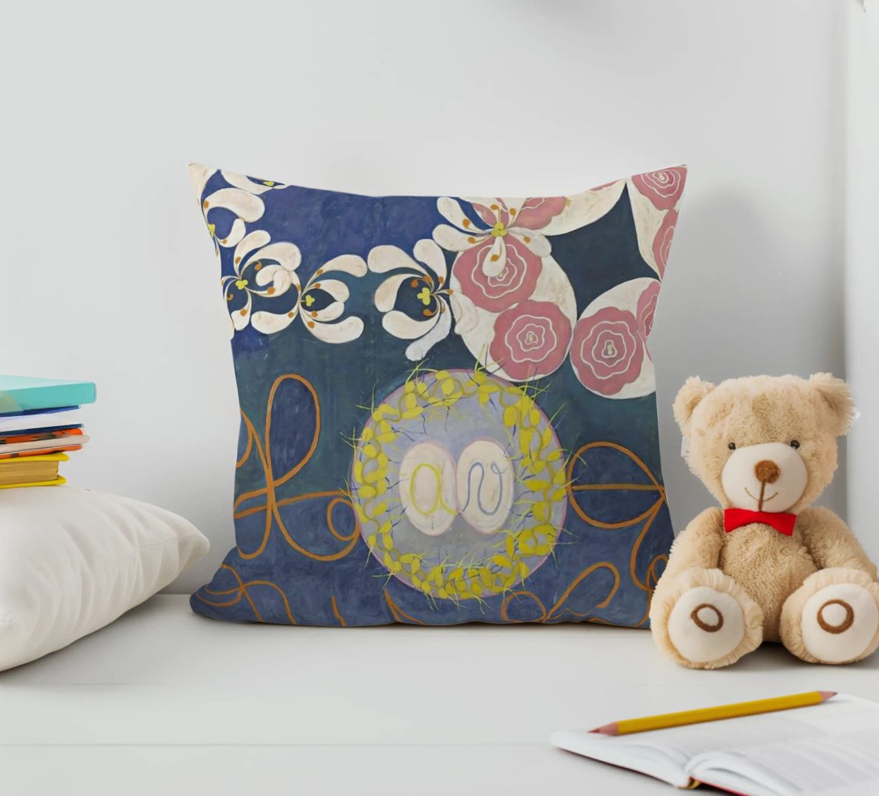 Hilma af Klint - The Ten Largest, No.1 III decorative cushion by Vintage by JUNIQE