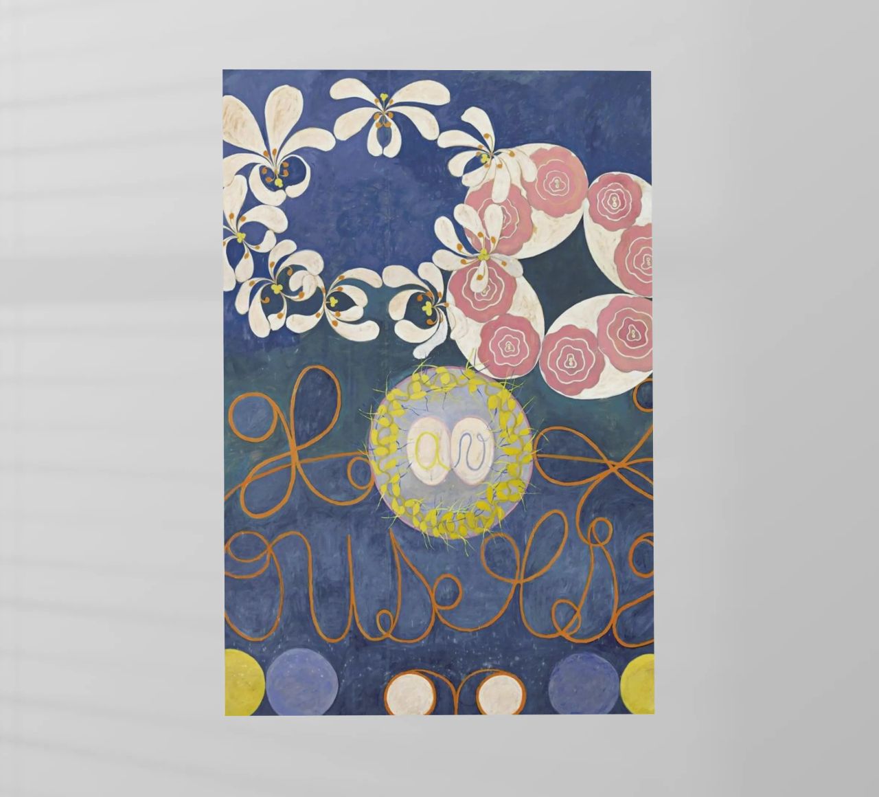 Hilma af Klint - The Ten Largest, No.1 III pellicola backlit da Vintage by JUNIQE