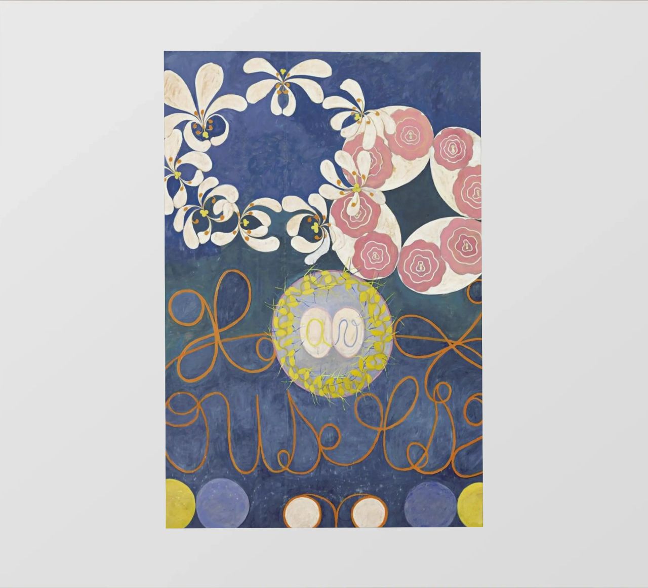 Hilma af Klint - The Ten Largest, No.1 III pellicola backlit da Vintage by JUNIQE