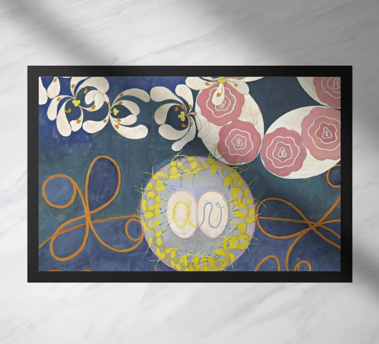Hilma af Klint - The Ten Largest, No.1 III doormat by Vintage by JUNIQE