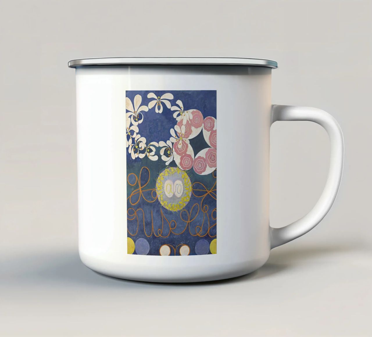 Hilma af Klint - The Ten Largest, No.1 III mug en émail de Vintage by JUNIQE