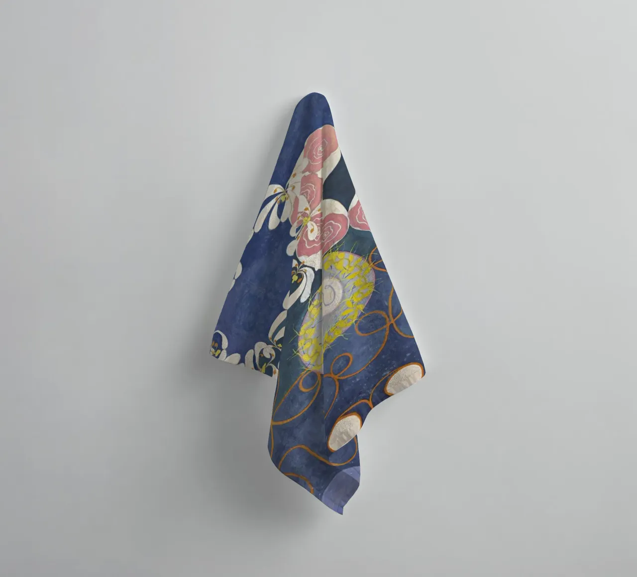 Hilma af Klint - The Ten Largest, No.1 III badhanddoek van Vintage by JUNIQE