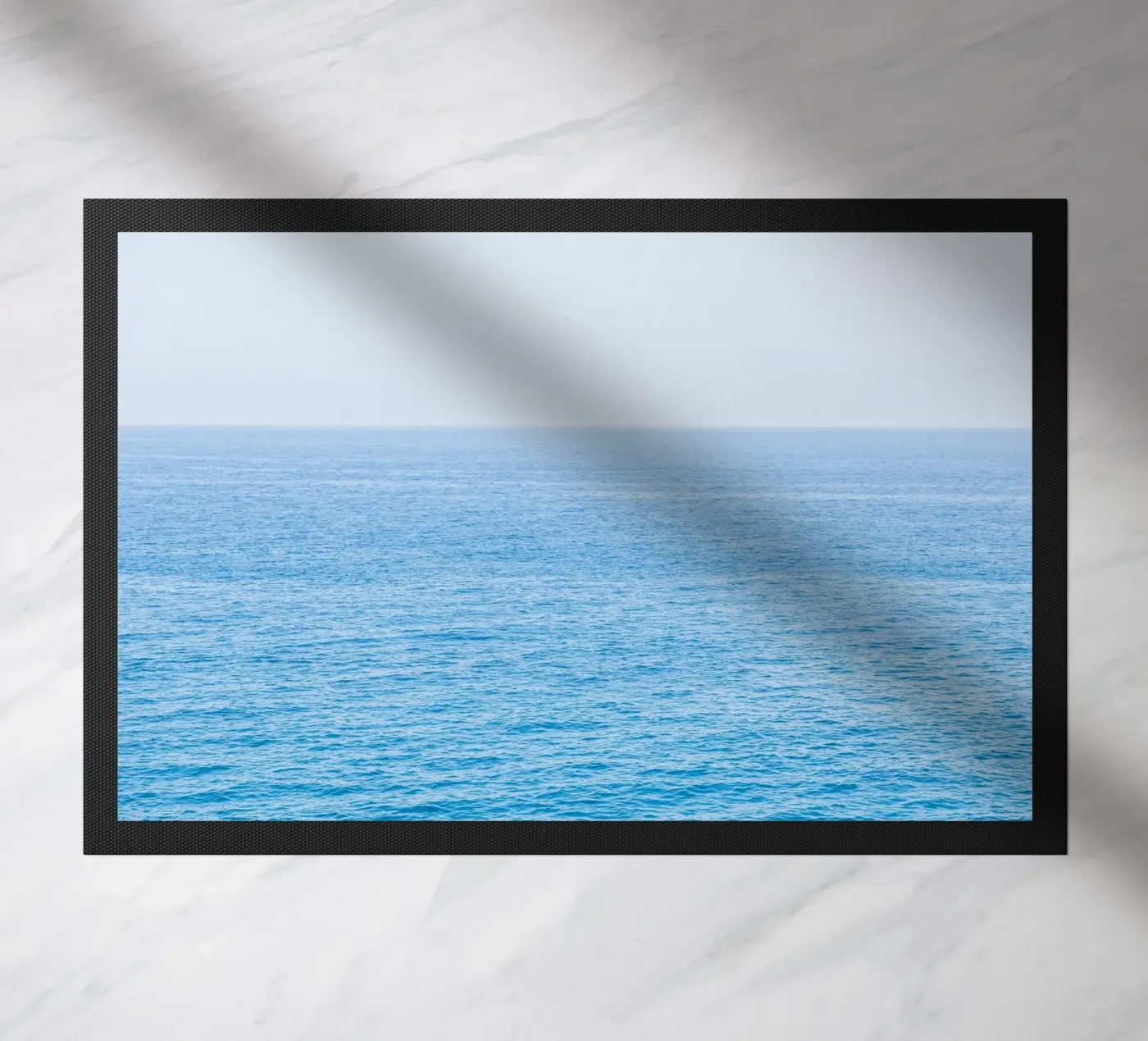 Blue doormat by photolovers