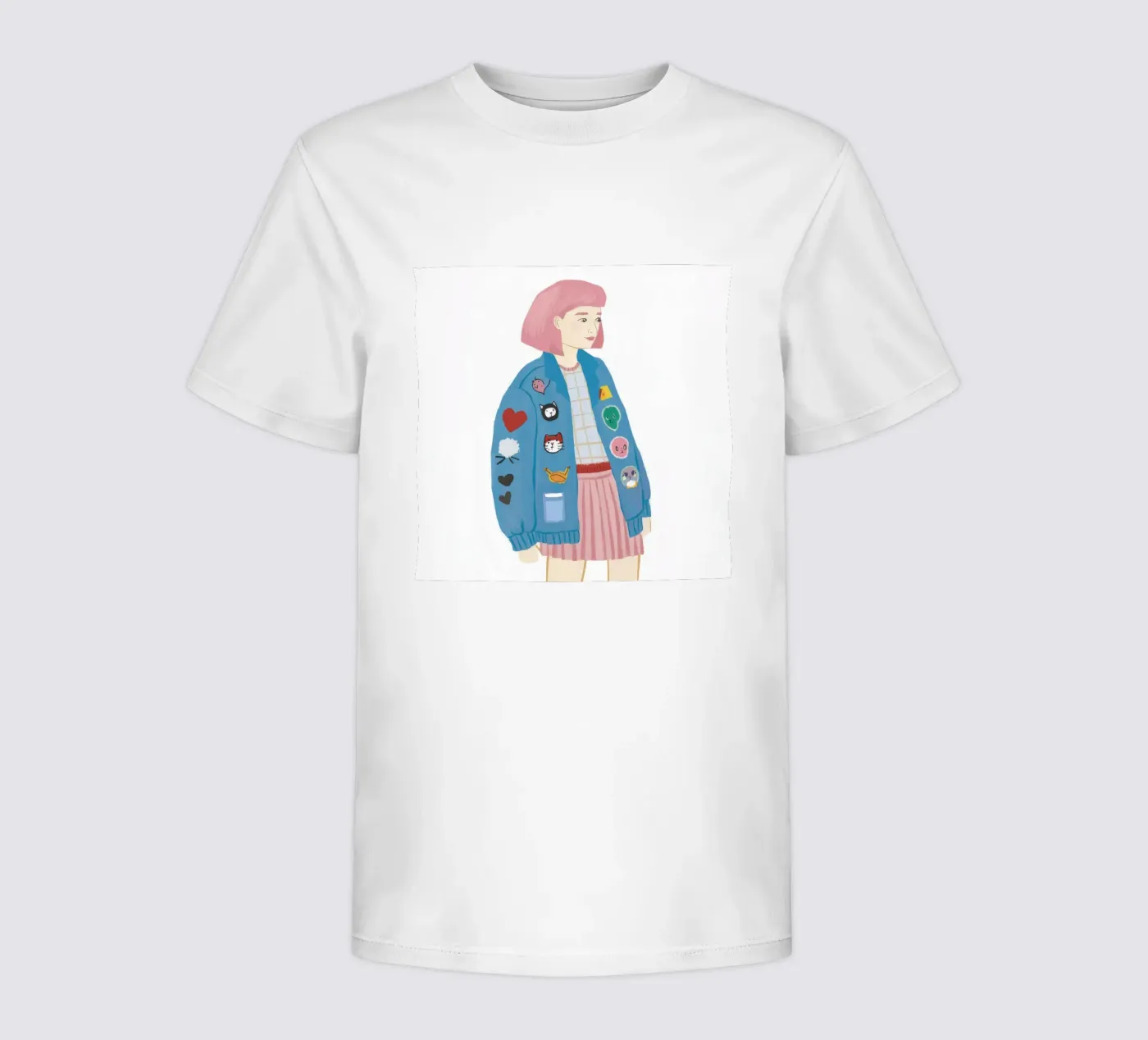 Patch Jacket Meisje kinder t-shirt van Aurora Muse