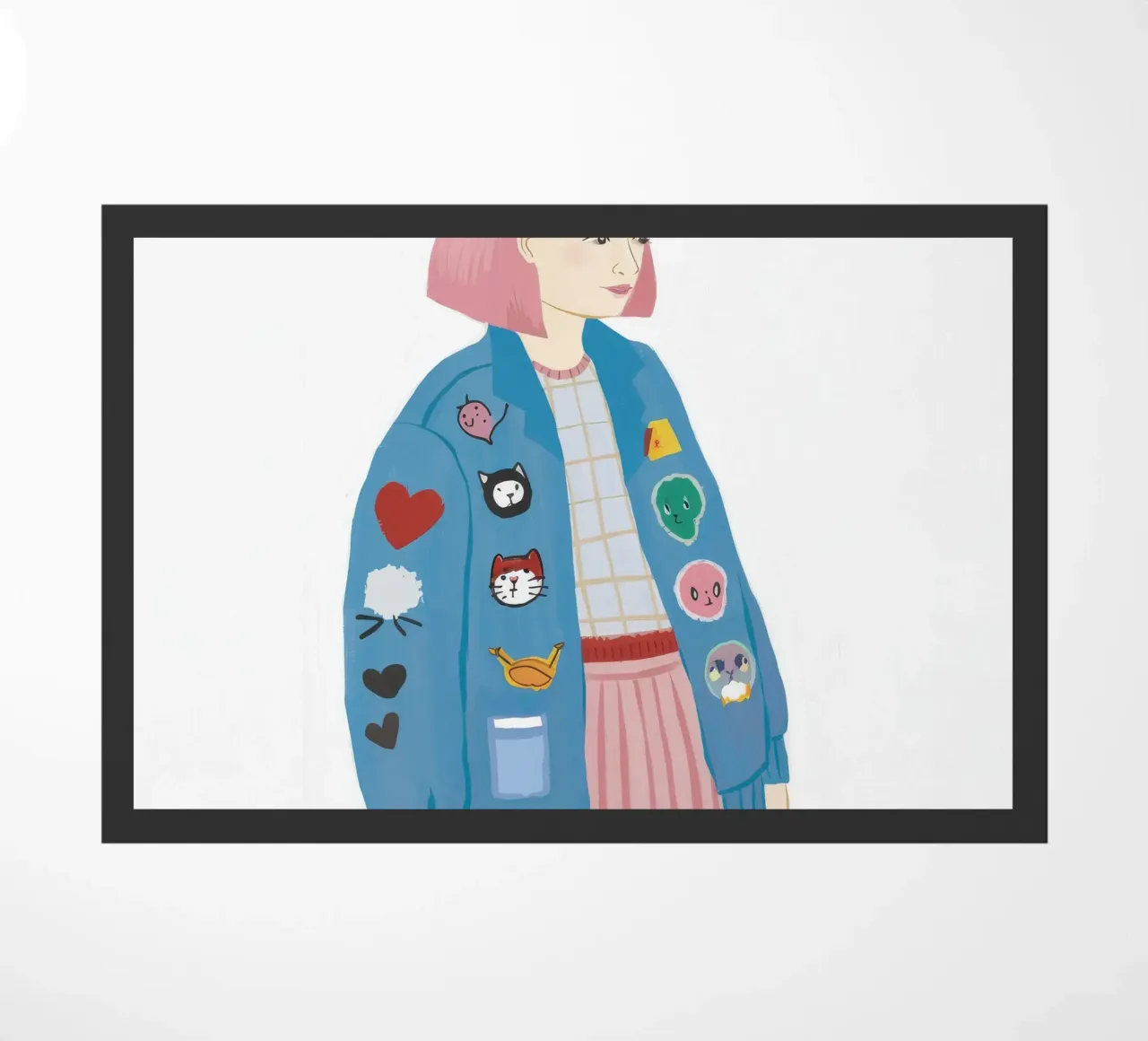 Patch Jacket Meisje deurmat van Aurora Muse