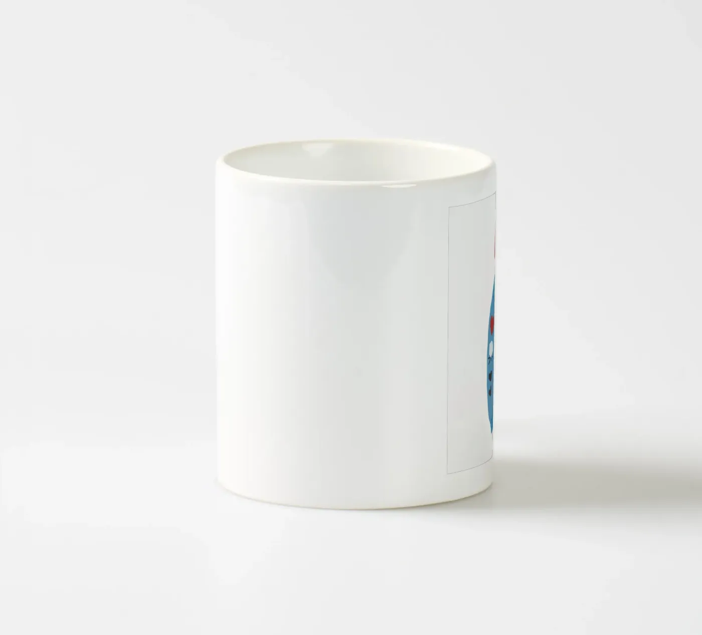 Patch Jacket Girl ceramic mug by Aurora Muse