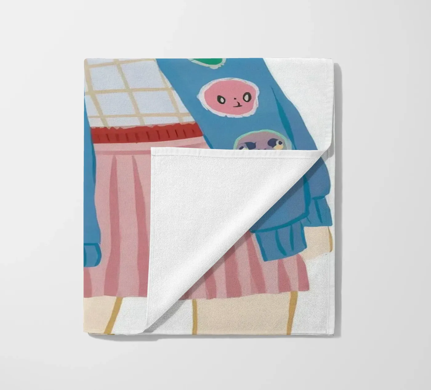 Giacca patch girl telo mare da Aurora Muse