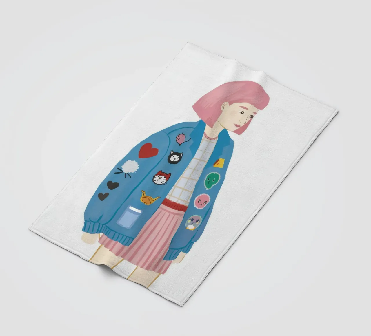 Patch Jacket Meisje fleecedeken van Aurora Muse