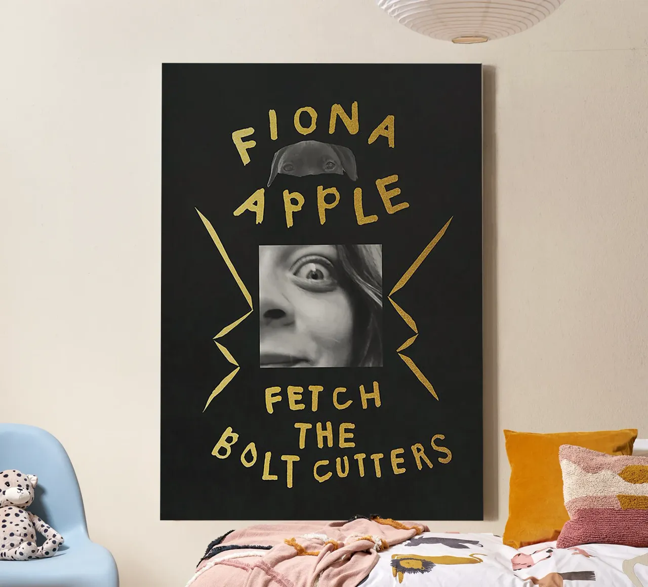 Fiona Apple / Fetch the Bolt Cutters tela con Cornice a cassetta da Attaboy Dsgn