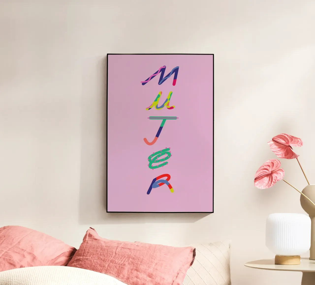 Mujer plexiglass da Mariery Young