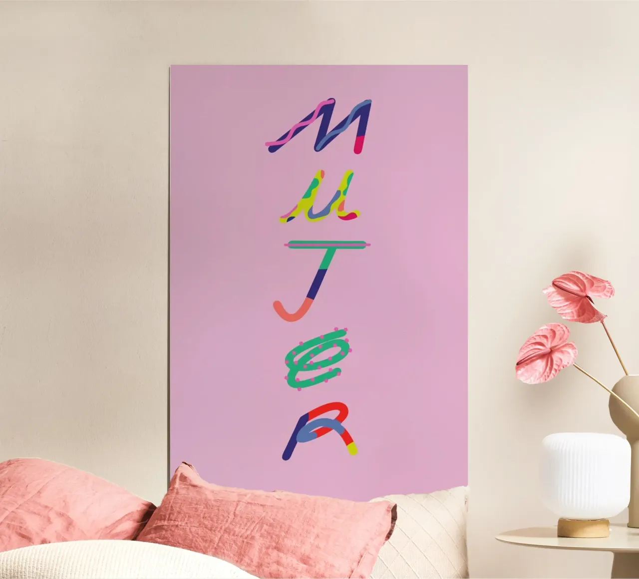 Mujer poster con telaio in plastica da Mariery Young