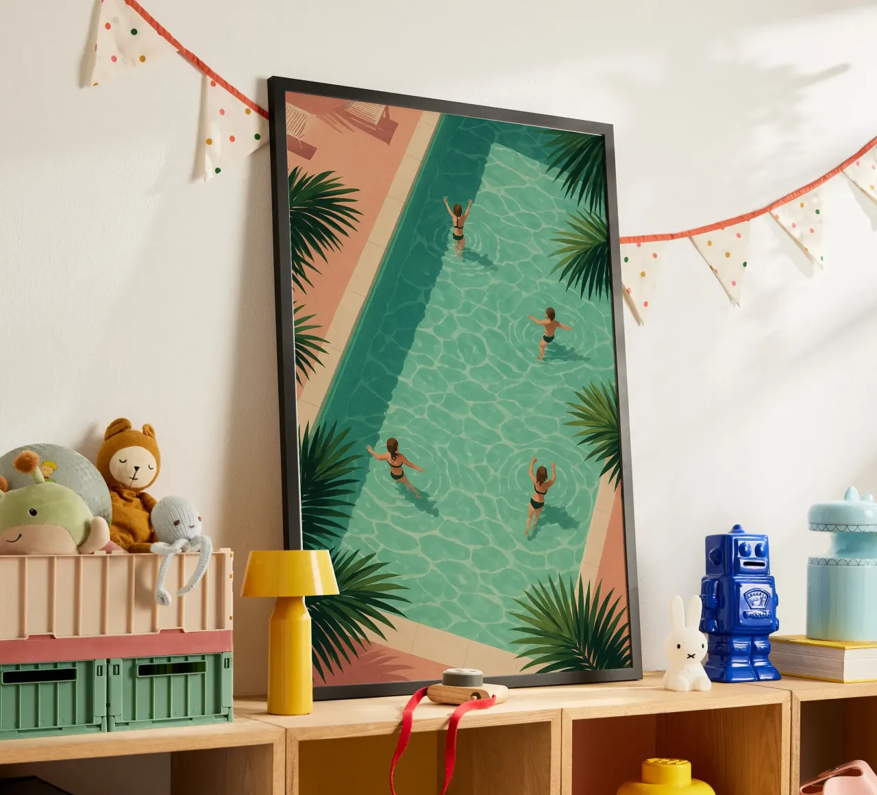 Floating Afternoon poster da Tinyverse Studio