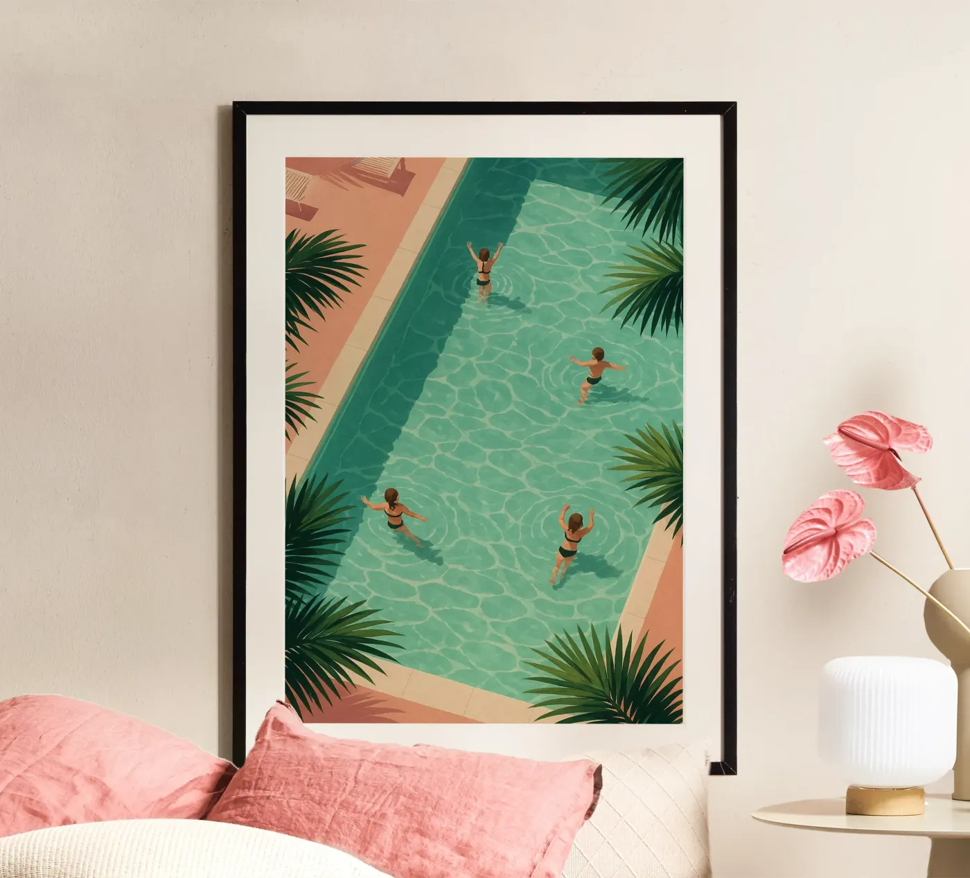 Floating Afternoon poster da Tinyverse Studio