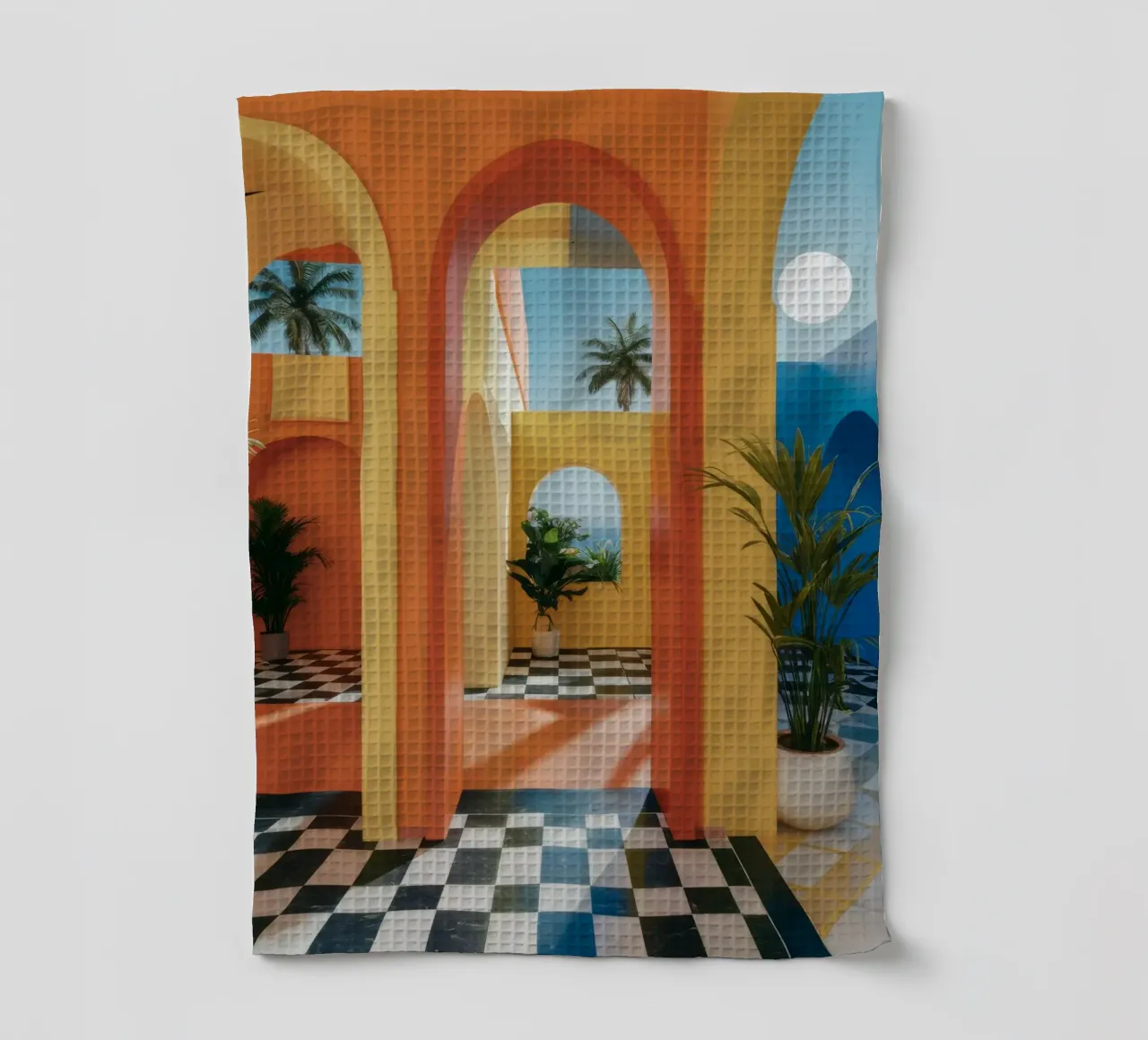 Sunlit Atrium Arches torchon de Jasper Rune