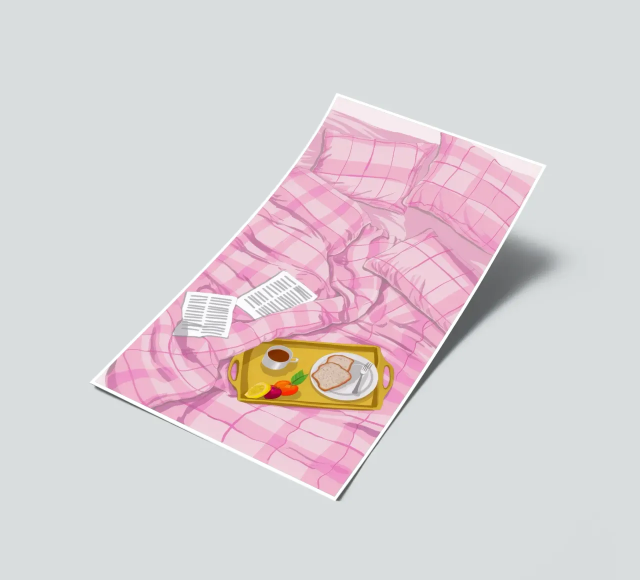 Fauler rosa Morgen Stickerbogen von Aurora Muse