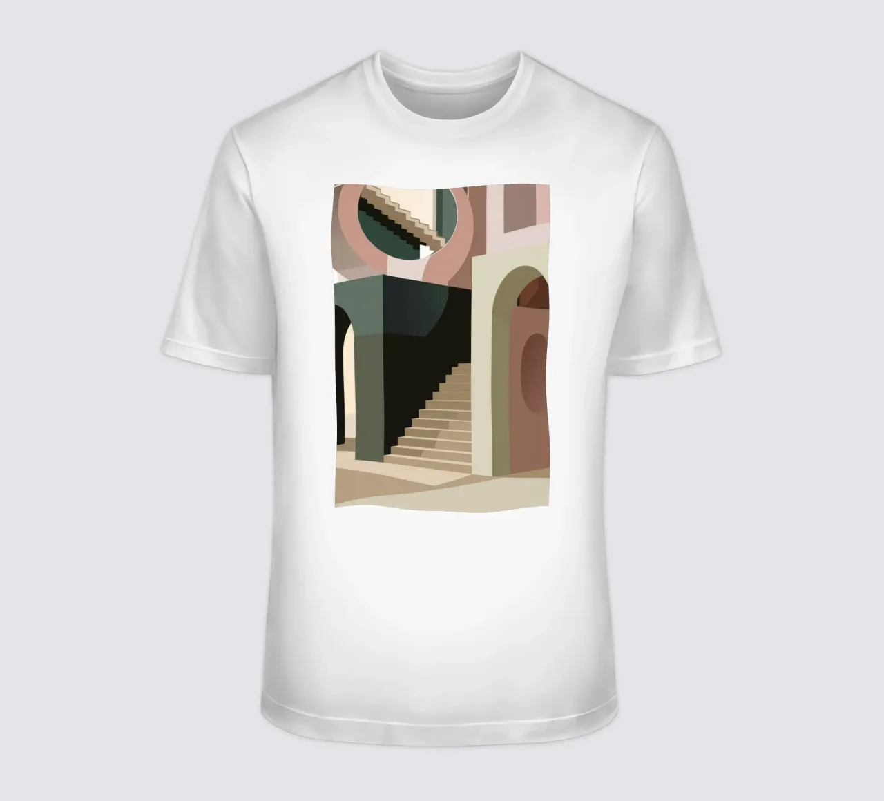 Stairway of Shadows T-Shirt von Jasper Rune