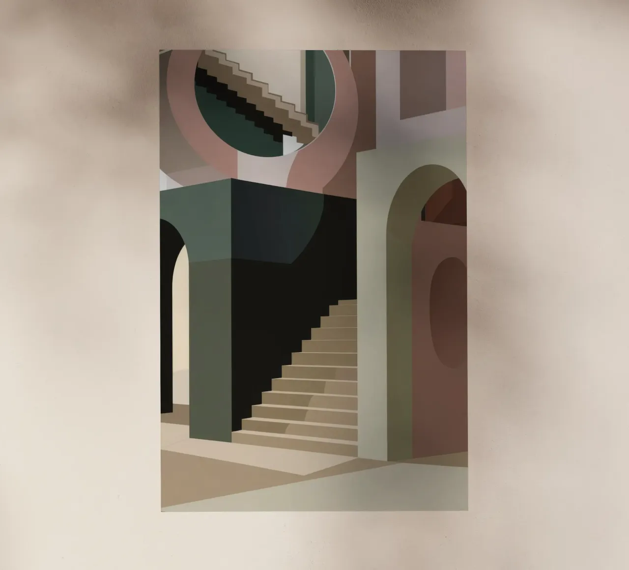 Scala delle ombre pellicola backlit da Jasper Rune