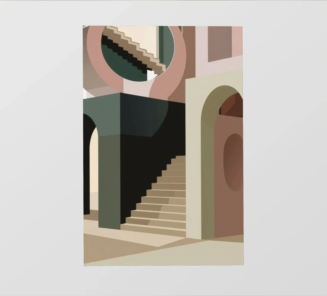 Scala delle ombre telo in pvc da Jasper Rune