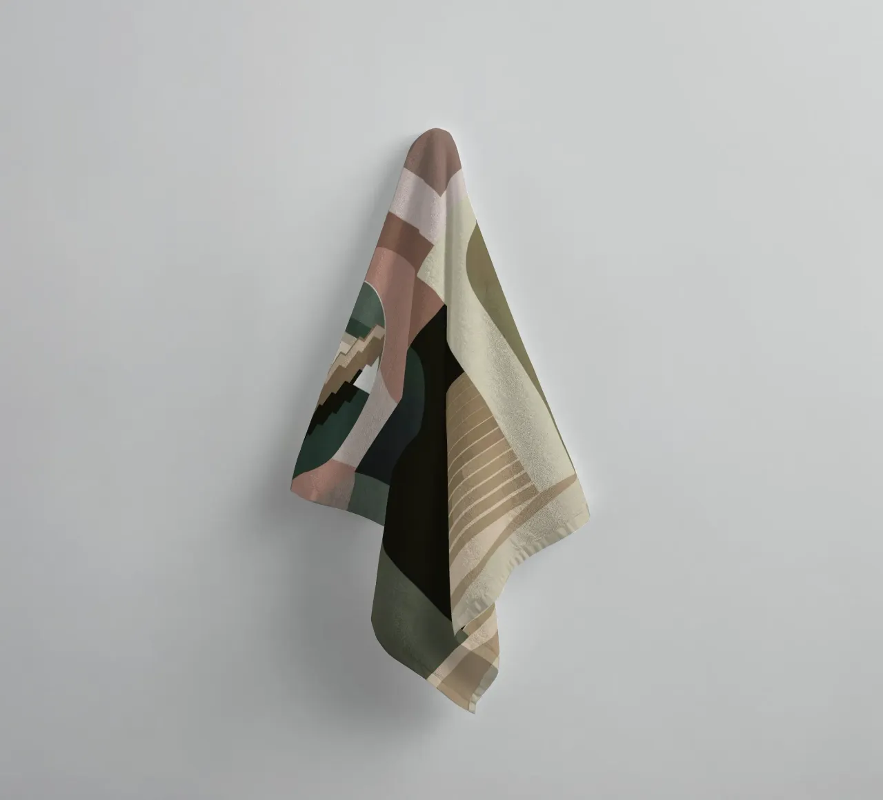 Trap der schaduwen badhanddoek van Jasper Rune