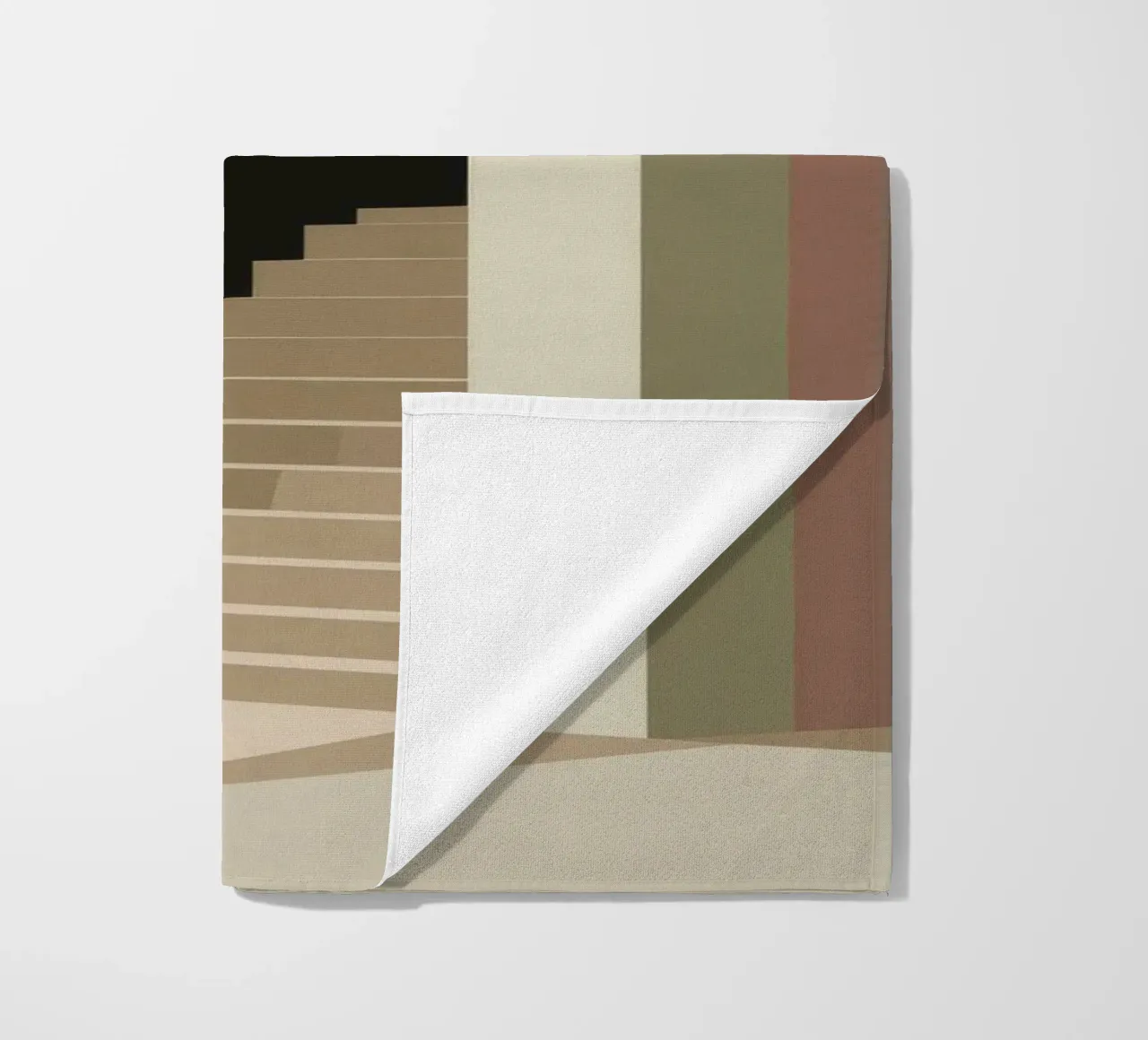 Trap der schaduwen strandhanddoek van Jasper Rune