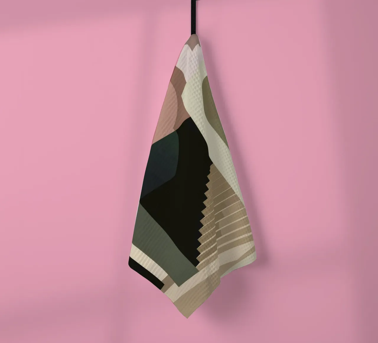 Stairway of Shadows Geschirrtuch von Jasper Rune