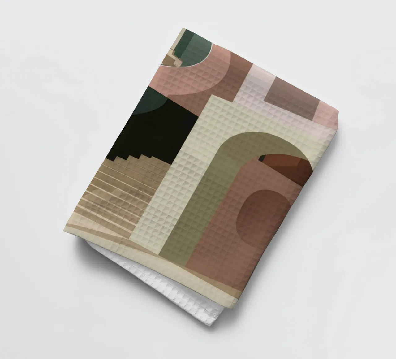 Stairway of Shadows Geschirrtuch von Jasper Rune