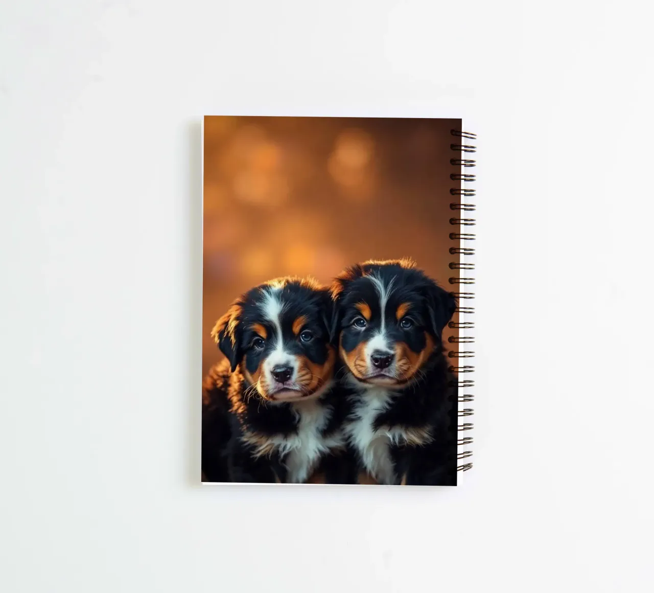 cute little puppies #127 spiral notebook by Yumis.Beargang.and.Me