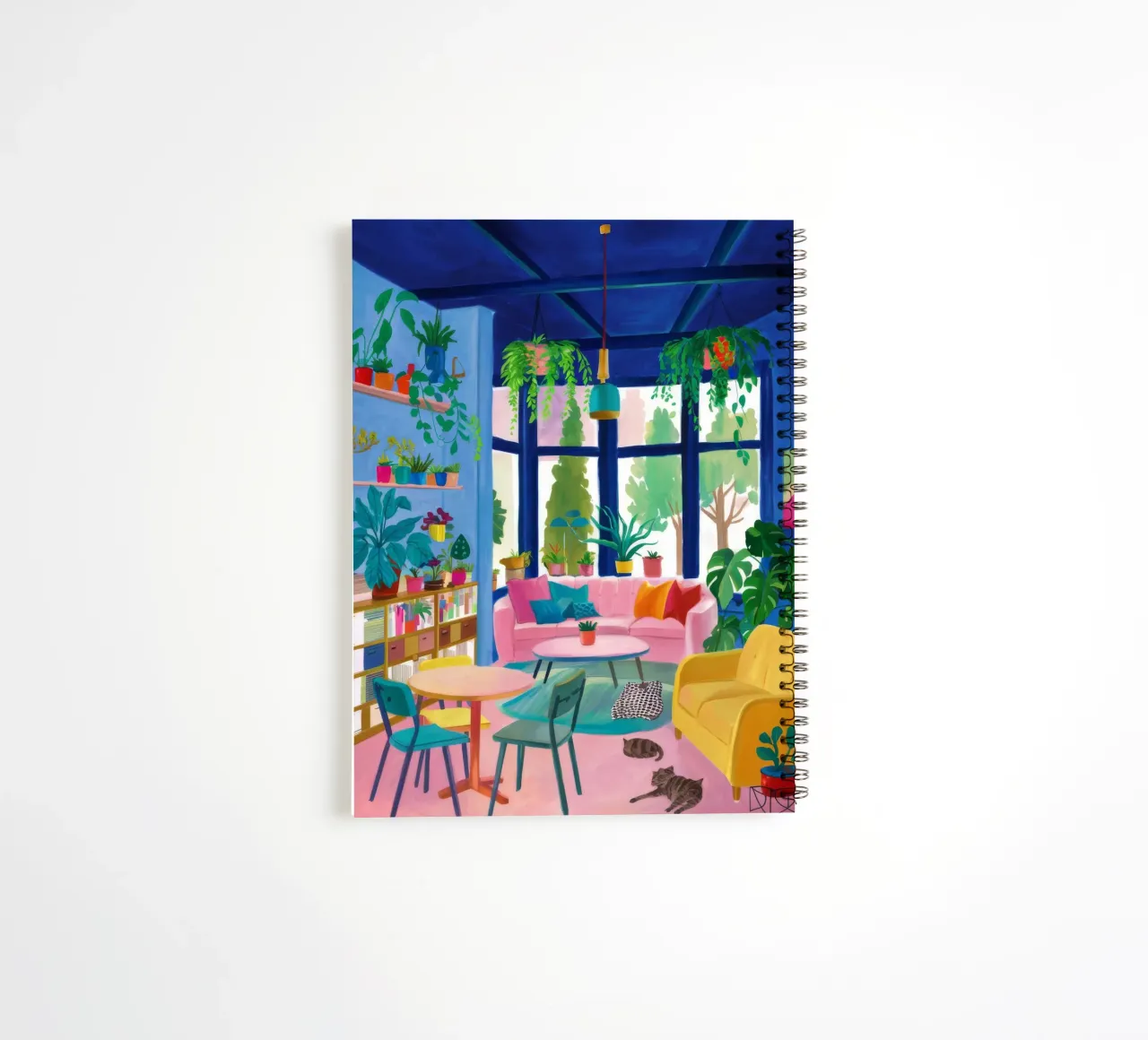 Lush Studio Light spiral notebook by Aurora Muse