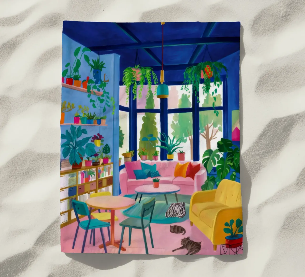 Luce da studio lussureggiante telo mare da Aurora Muse
