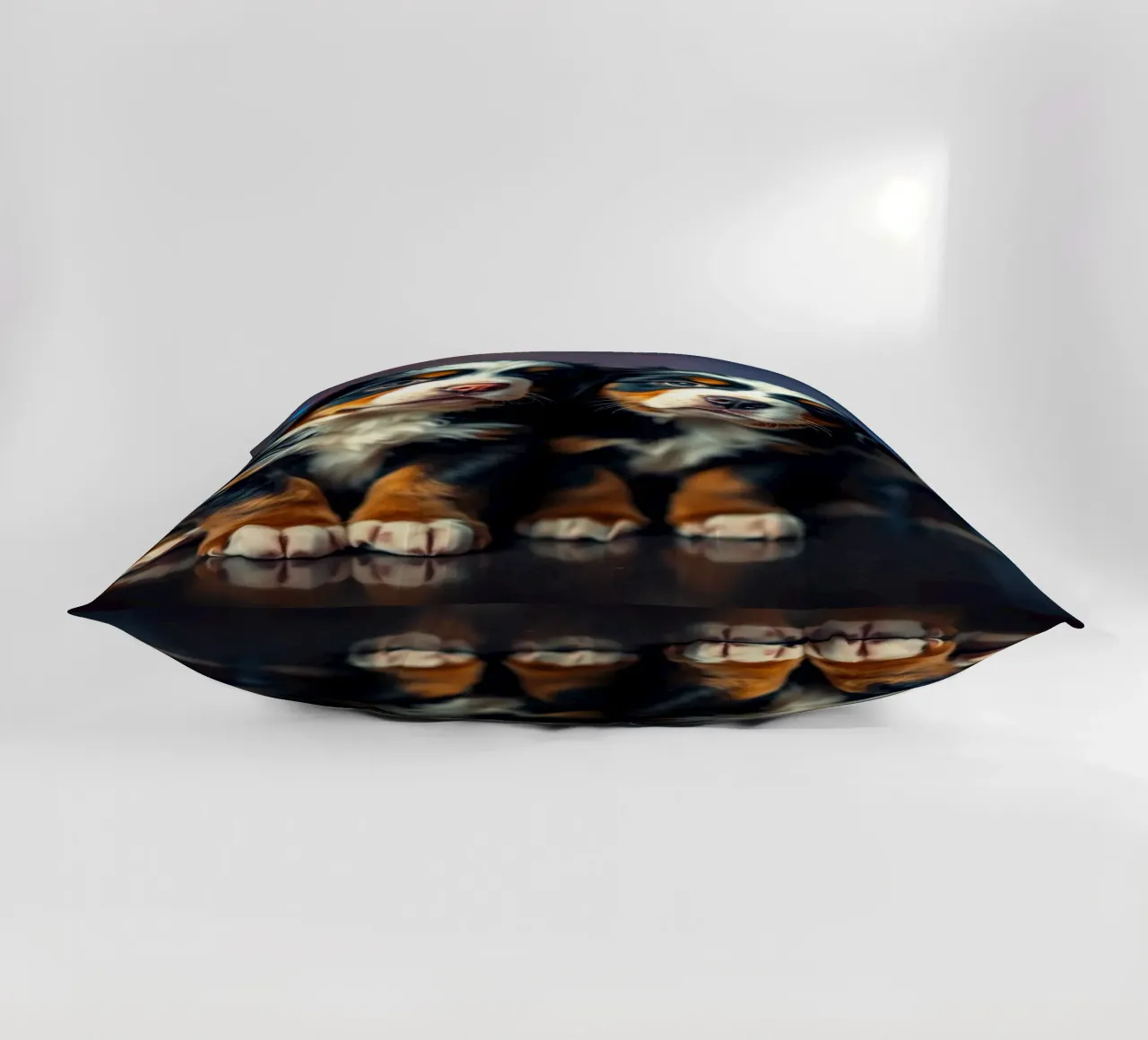 cute little puppies #128 decorative cushion by Yumis.Beargang.and.Me