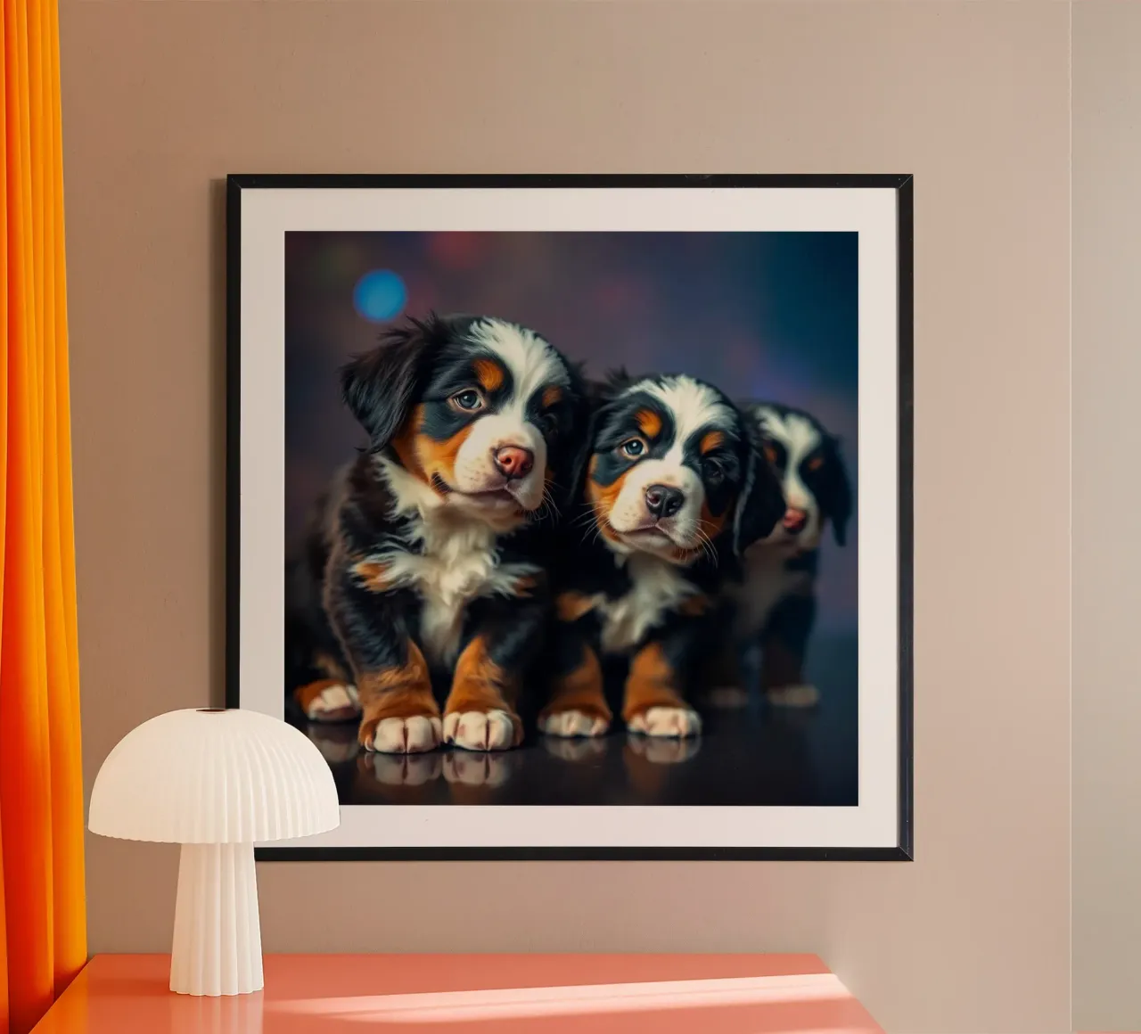 cute little puppies #128 poster by Yumis.Beargang.and.Me