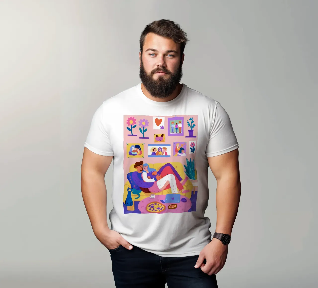 Momento d'amore dei genitori t-shirt da Aurora Muse