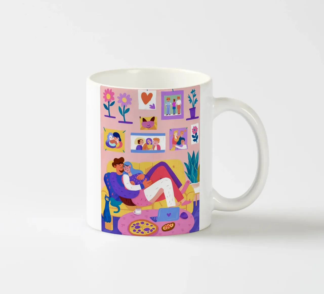 Momento d'amore dei genitori tazza in ceramica da Aurora Muse