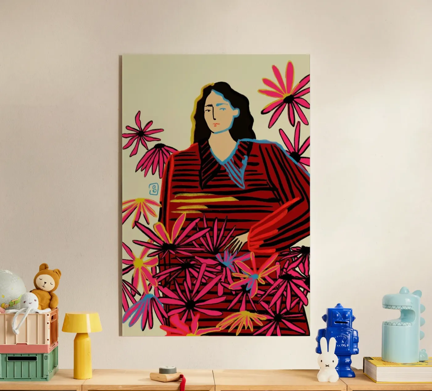 Floral Dream plexiglass da Sandra Poliakov