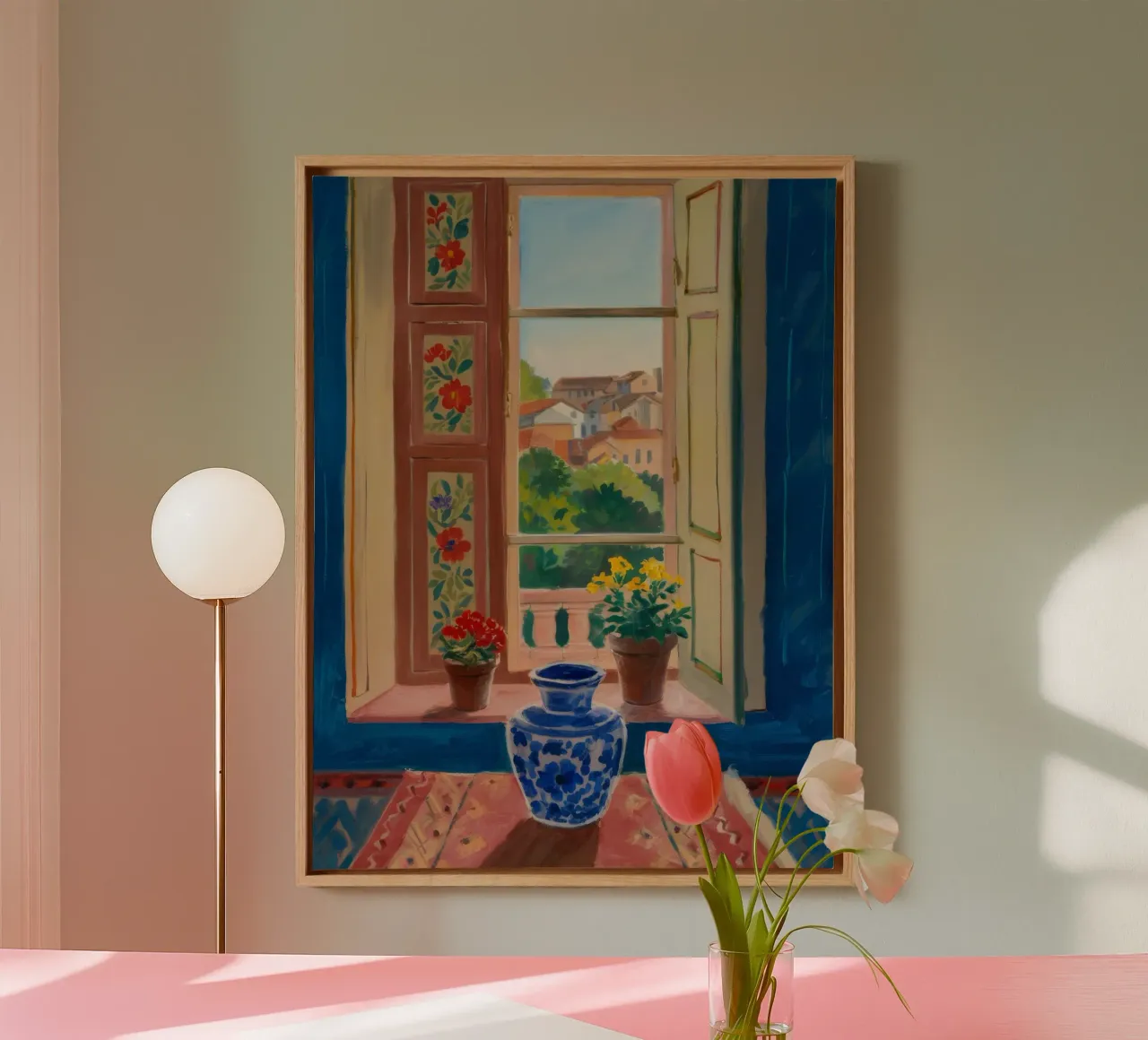 Azure Window Vista canvas by Lumi Eyes