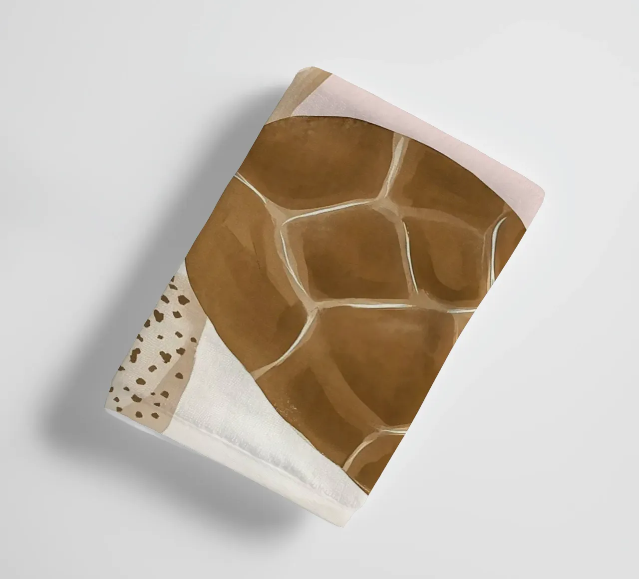 Cute Tortoise Print, Turtle Poster, Nursery Art towel by Little Lola