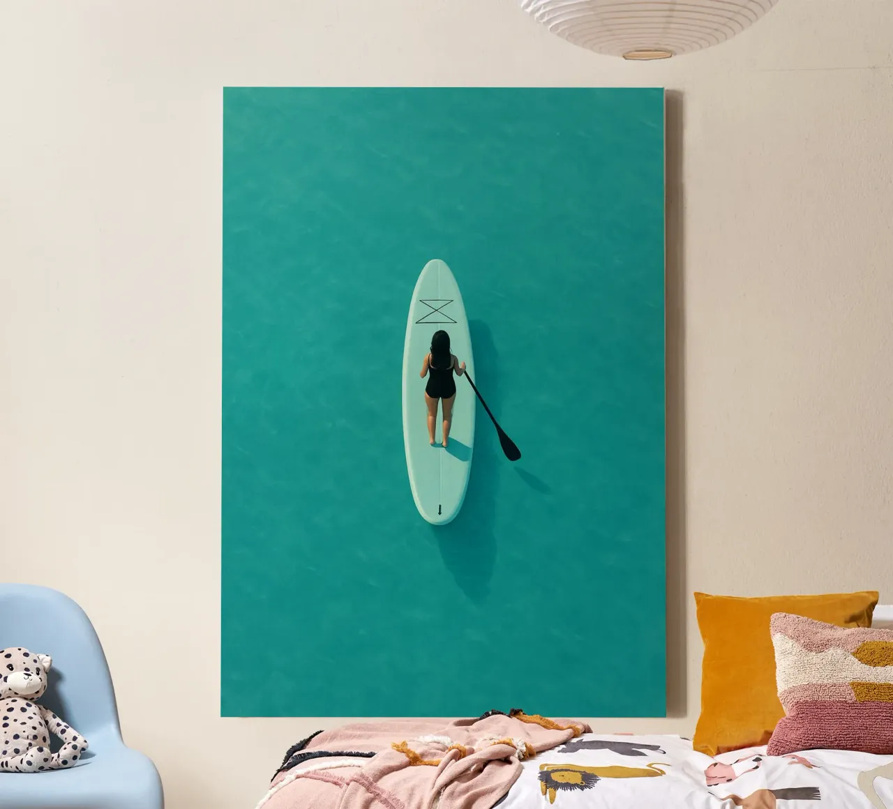 Silent Glide canvas met Baklijst van Mosaic Dialogue