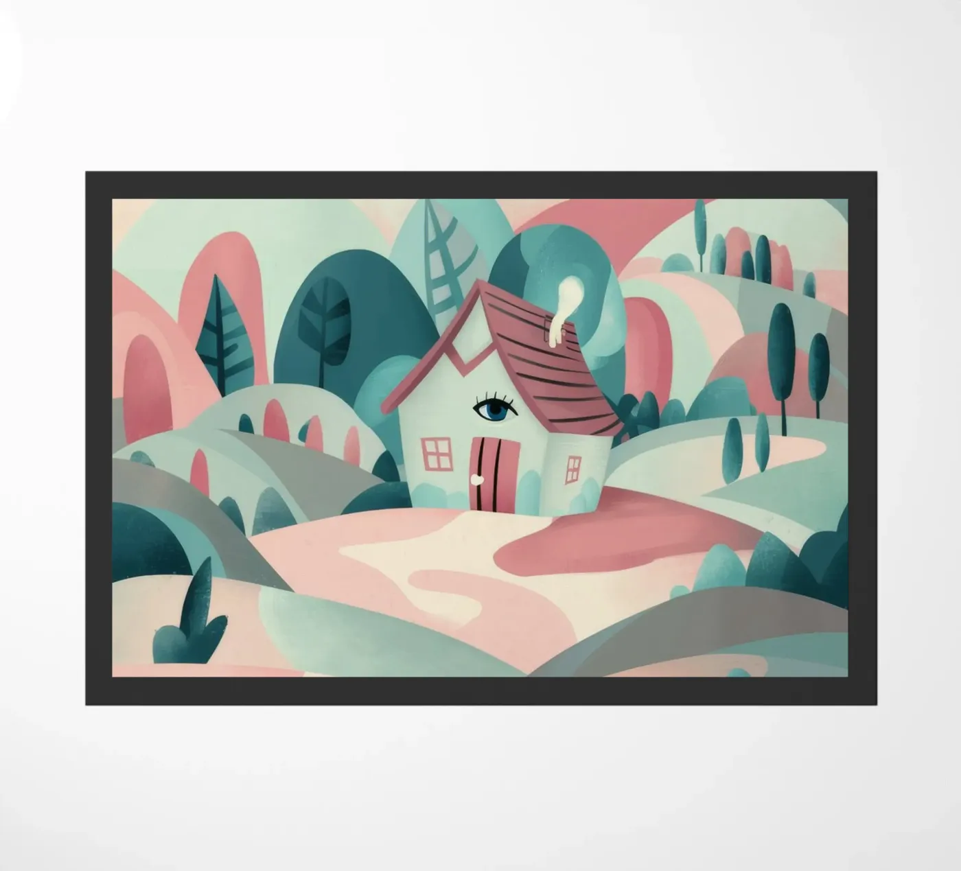 Whimsical Landscape Path deurmat van Jasper Rune