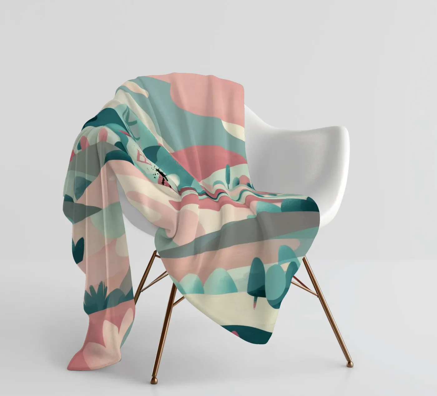 Whimsical Landscape Path fleecedeken van Jasper Rune