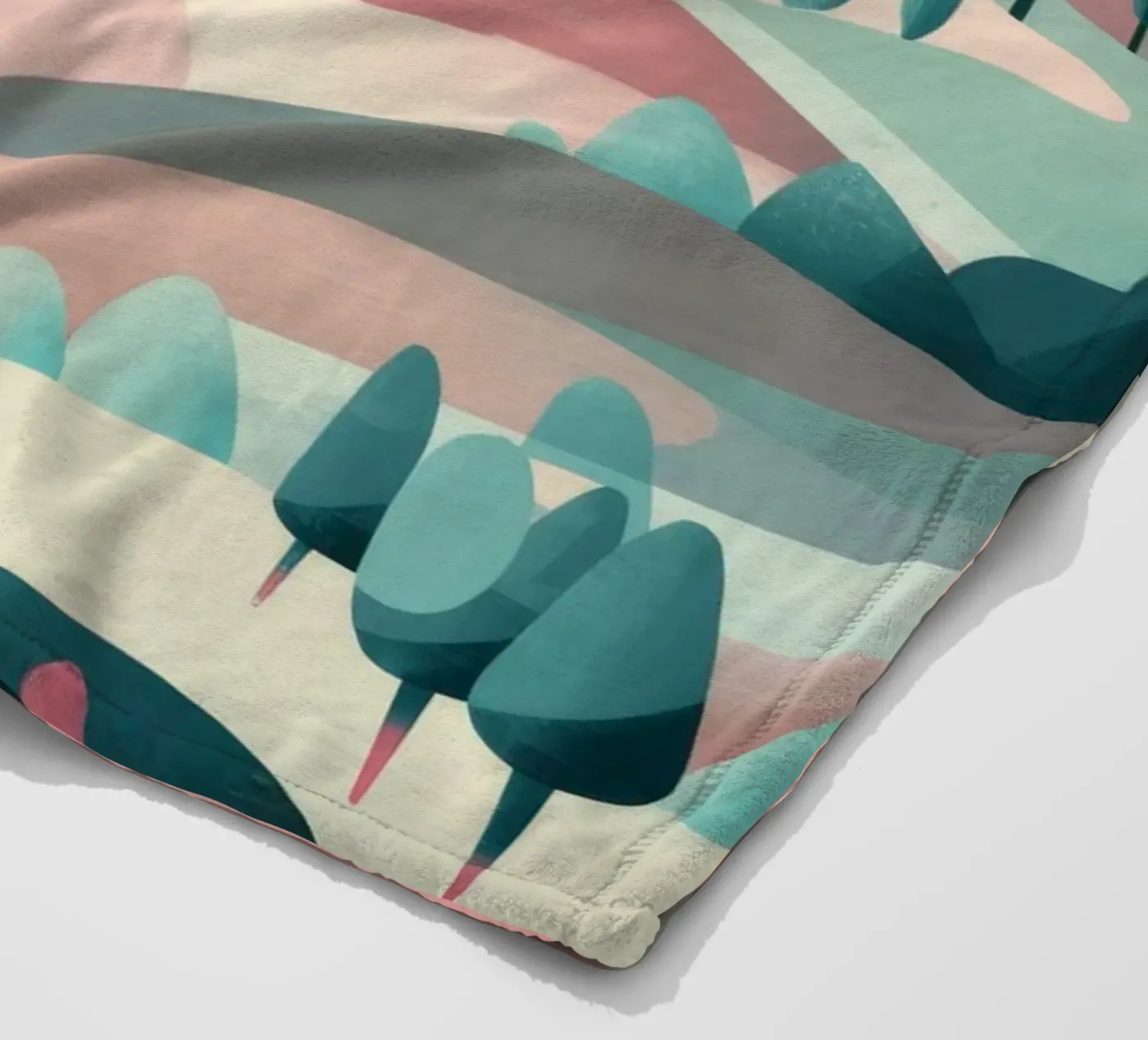 Whimsical Landscape Path fleecedeken van Jasper Rune