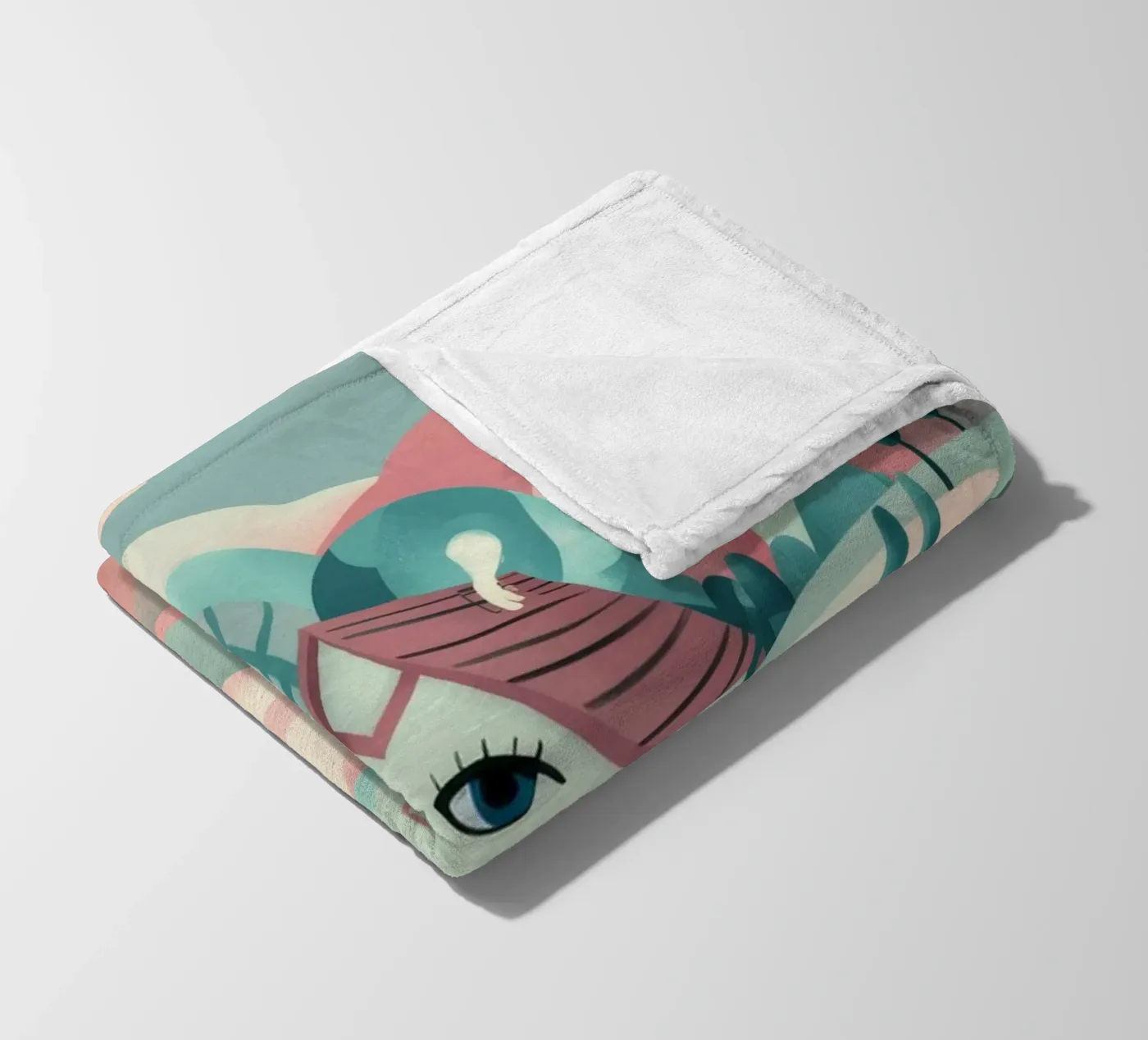 Whimsical Landscape Path fleecedeken van Jasper Rune