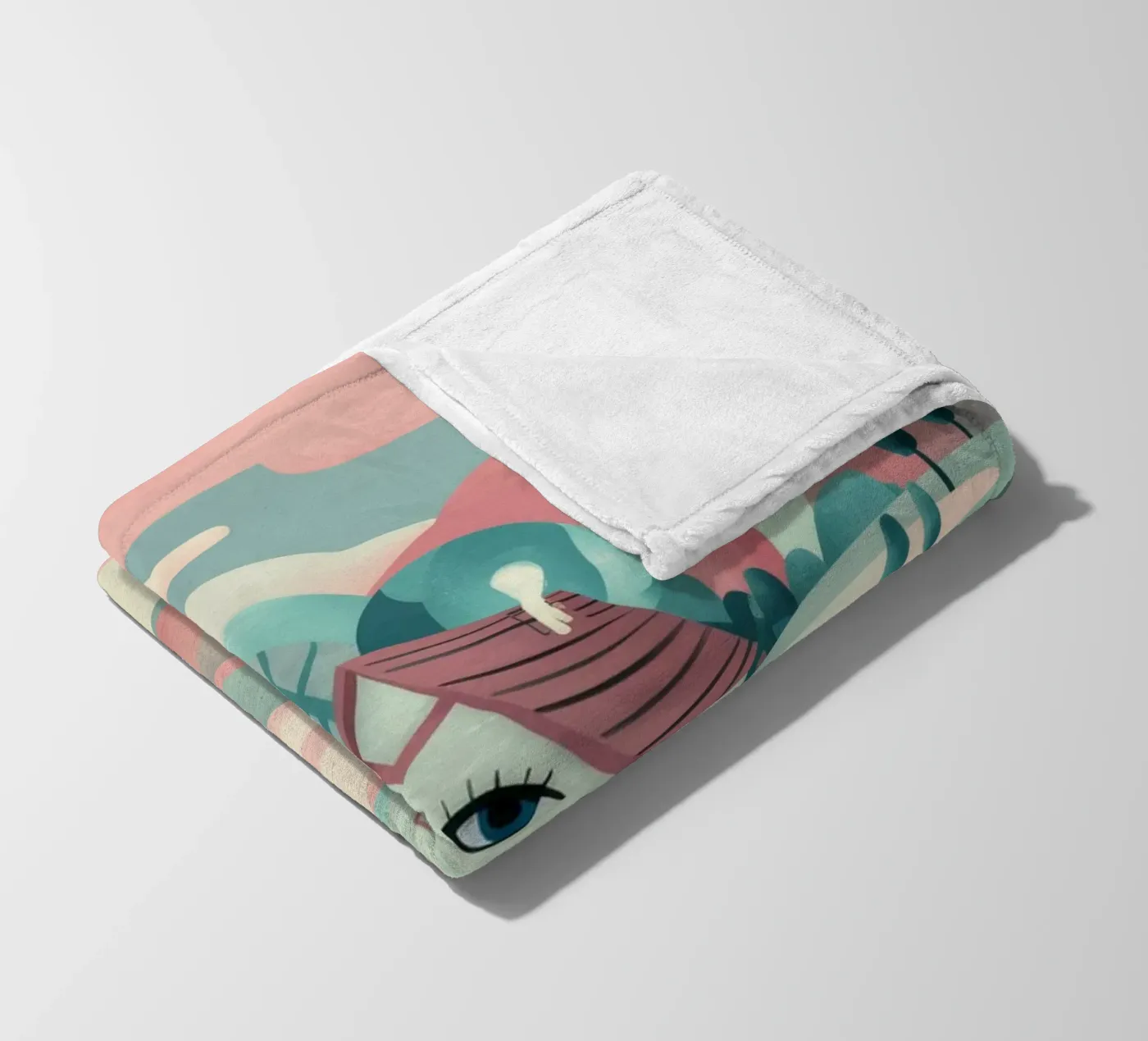 Whimsical Landscape Path fleecedeken van Jasper Rune