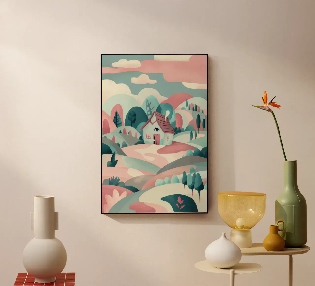 Whimsical Landscape Path plexiglass da Jasper Rune