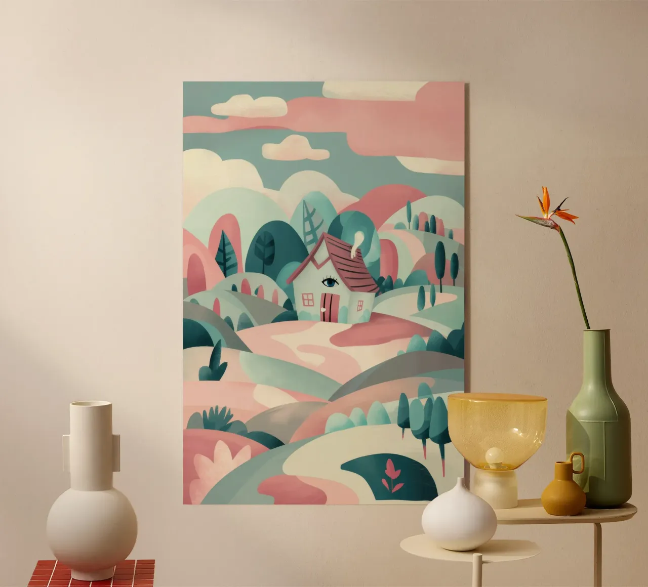 Whimsical Landscape Path plexiglass da Jasper Rune