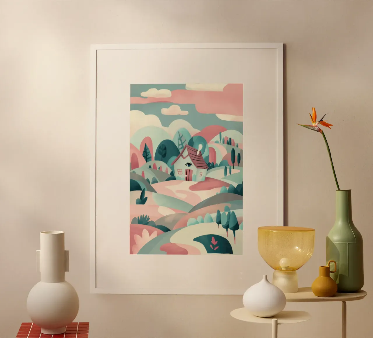 Sentiero paesaggistico stravagante poster da Jasper Rune